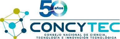 Logo institucional CONCYTEC - 50 años